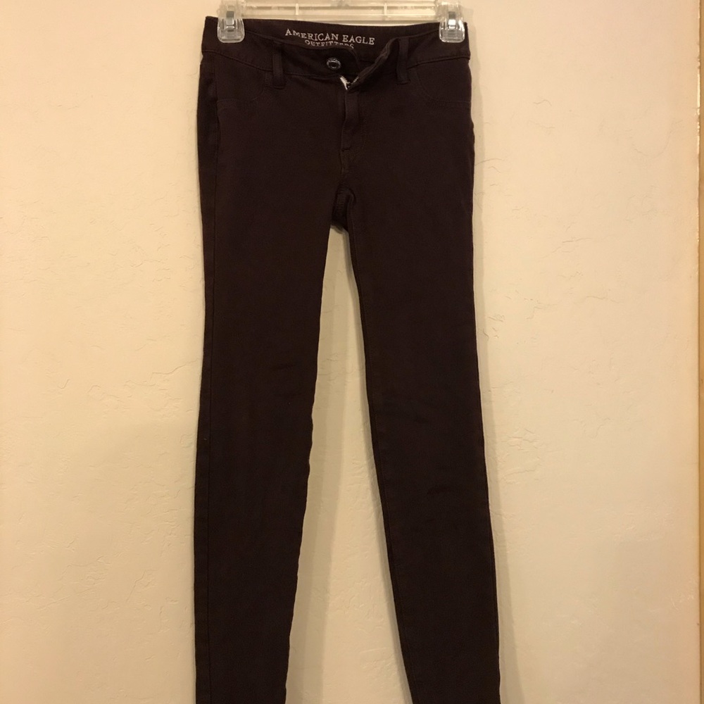 Dark purple America Eagle Pants size 00